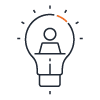 Disruption Lightbulb Icon