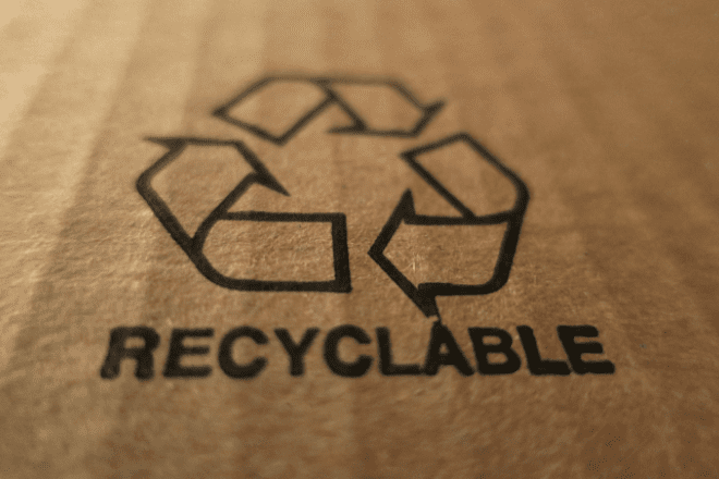 Recycling cardboard sustainable circular economy
